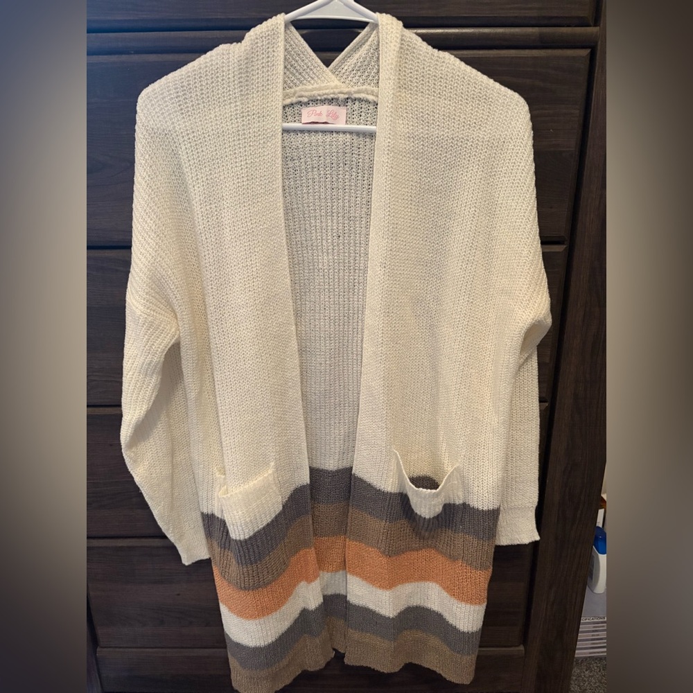 Pink Lily Cardigan